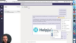 Helpjuice.com Microsoft Teams Knowledge Base Integration