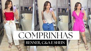 COMPRINHAS E COISAS NOVAS (Renner, C&A e Shein) | Gi Rodrigues