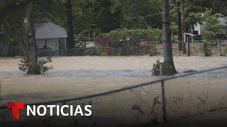 Crítica situación en Texas ante la amenaza de inundaciones en suelos saturados | Noticias Telemundo
