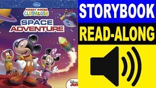 Mickey Mouse Clubhouse Read Along Story book | Space Adventure | Read Aloud Story Books for Kids