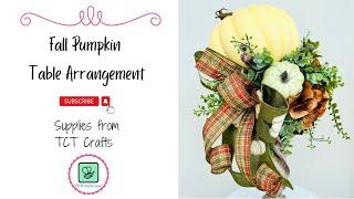 DIY Fall Pumpkin Centerpiece Tutorial | Create Stunning Autumn Table Arrangement