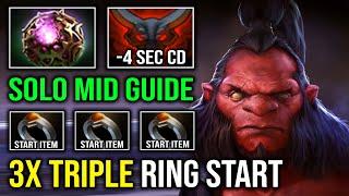 WTF 3x Triple Ring Start Item Solo Mid Axe Max Armor 76 Stack Culling Blade 4 Sec CD Skill Spam DotA