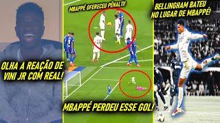 ESPANHÓIS MALUCOS! MBAPPE PERDE GOL ABSURDO! - BELLINGHAM BATE PÊNALTI! - REAÇÃO de VINI e JORNAIS!