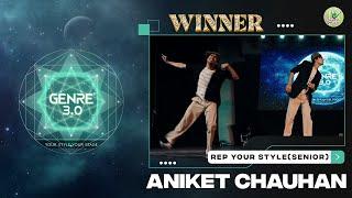 RYS SENIOR CATEGORY WINNER - Aniket Chauhan | Genre 3.0 | Dance Competition