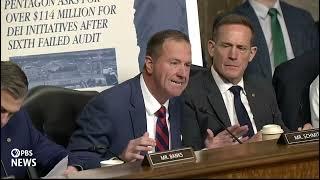 WATCH: Sen. Schmitt questions Hegseth about reinstating service members who refused COVID vaccine