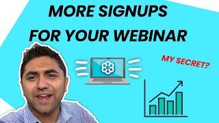 How To Get More Webinar Signups