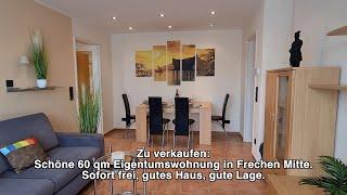 Zu verkaufen: Schöne 60 qm Eigentumswohnung in Frechen Mitte. Sofort frei, gutes Haus, gute Lage.