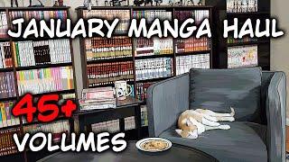 January 2024 Insane Manga Haul (Over 45 Volumes!!!). Tons of Rare Manga!