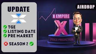 [PENTING..!] X Empire TGE, Listing Date dan Pre Market | BKD tutorials Airdrop Withdrawal