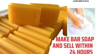 How To Make Bar Soap And Sell Within 24 Hours Cool Business | How to make bar soap