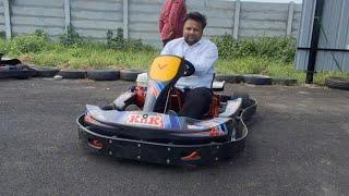 first time  Vellore go karts racing #travel track VIT University near brahmapuram#vellore#carracing