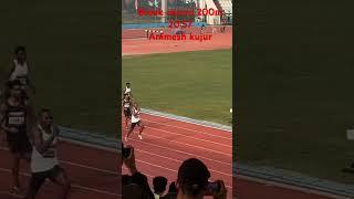 All India university 2024-25 man break record 200m Animesh kujur #indianuniversity