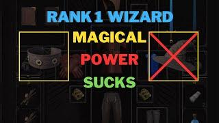 WHY MAGICAL POWER SUCKS | Rank 1 Wizard | Dark and Darker