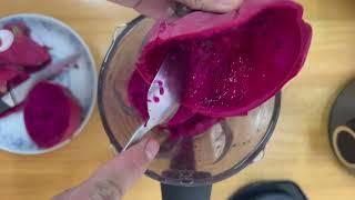 Drink Recipe Refreshing Red Dragon Fruit Smoothie #songlele #healthyfood