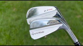 How are Tiger Woods and Scottie Scheffler's TaylorMade P•7TW irons different than P•730 irons?