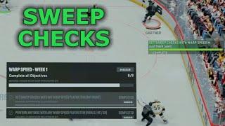 How To Do The Sweep Check Objectives NHL 25 Hut