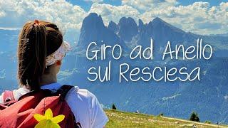 Giro ad Anello sul Resciesa in Val Gardena, con panorama sulle Odle, Seceda, Sella ed Alpe di Siusi