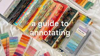 a guide to annotating  the essentials, making tabbing guides, & showing my fave annotations