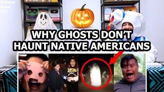 Why Ghosts Don't Haunt Native Americans - Natives React Halloween Special!