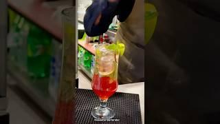 Viral  red wind  Strawberry cocktail  #cocktail #drink #youtubeshort #shots