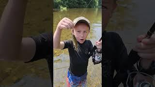 creek fishing.  #homesteaders #youngfarmer #farmlife #fishing #youngfisher