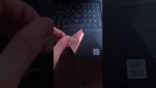 What if we remove the sticker from the laptop? - ASUS TUF F15 #shorts