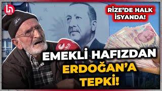 Rize'de halk isyanda! Erdoğan'ın hemşehrisi emekli hafızdan tepki: 'Bir yüzüğüm var' dedi...!