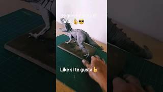 haciendo un  INDOMINUS REX  EN PLASTILINA #diy #dinosaur #indominusrex