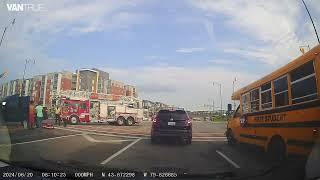 Major Accident In Brampton - Signal Pole Uprooted