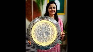 Moon Lamp Process video  try it out #trending #diy #craftideas #moon #art #viralvideo