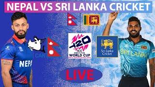 LIVE: Nepal vs Sri Lanka Cricket Match Live | Match 23 | ICC T20 World Cup 2024 | NEP vs SLK