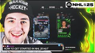 HOW TO GET STARTED IN NHL 25 HUT! BEST WAYS TO GET A GOOD TEAM!