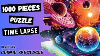 Solving Cosmic Spectacle 1000 Pieces Puzzle | Time Lapse