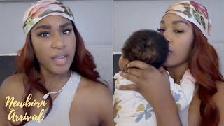 "Yeah I Be Giving Her Baths" Atl Jacob & Ti Taylor's Daughter Favour Keeps Mommy Busy! 