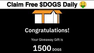 How to Claim Free Dogs | Bybit Giveaway Passcode Today & Dogs Airdrop Claim UpTo 1500