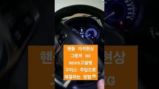 핸들 자석현상 그랜저 hg 신에츠 구리스 주입방법! / 무타공식