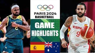 Australia vs Spain Men's Basketball July 27, 2024 | Paris 2024 olympic