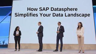 How SAP Datasphere Simplifies Your Data Landscape -  Try Now | SAP Sapphire 2023