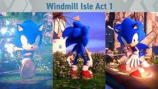 Windmill Isle Act 1 Recreated in Sonic Frontiers