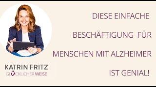 Diese einfache Beschäftigung für Menschen mit Alzheimer ist genial! Lasst uns übers Altwerden reden.