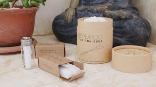 Bamboo cotton buds and floss from Microgarden