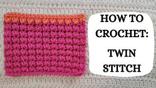 How To Crochet: Twin Stitch | Tutorial, DIY, Beginner Crochet, Easy Crochet, Pretty, Cute, Fun 