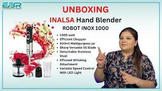 Best hand blender 2023 | Inalsa robot Inox1000 watts | unboxing & Detailed | Elctronicsbyraverz.