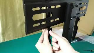 How to Install the Safety Lock of Perlesmith PSTVS04 Tabletop TV Stand