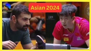 Wang Chuqin (China) vs Noshad Alamiyan (Iran) | Asian Championships 2024