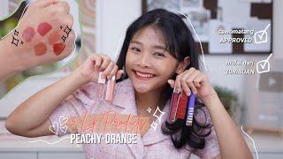 5 LIP PRODUCTS PEACH ORANGE SAWO MATANG APPROVED FAVORITKU | RIRIEPRAMS