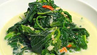 Resep Sayur Bobor Bayam Santan || Resep Masakan Sehari Hari