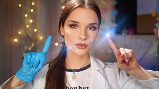 ASMR Fast ADHD Nurse Exam for Sleep Aid - Roleplay (Focus, Ear, Eye, Cranial Nerve)