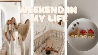 sleep training our baby + getting things done | weekend in my life with 2 under 2