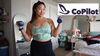 staying fit with a 9-5 using the copilot app *not sponsored*